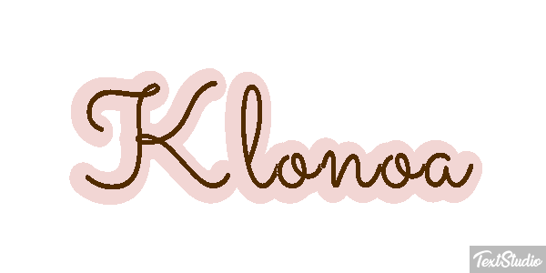 Klonoa Efecto de texto