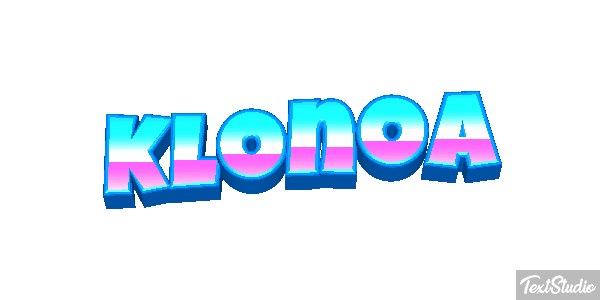 Klonoa Efecto de texto