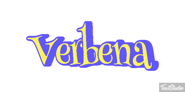 Verbena Текстовый эффект