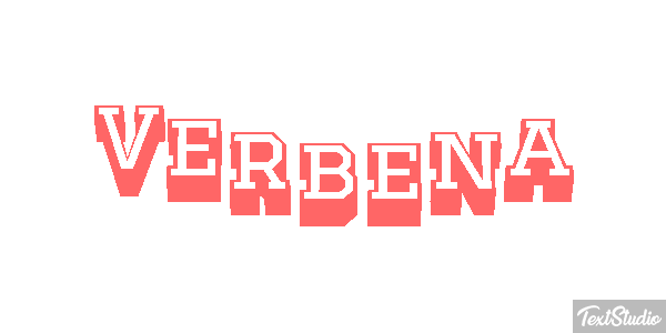 Verbena Текстовый эффект