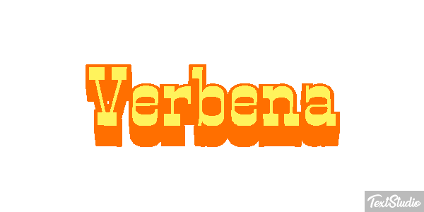 Verbena Текстовый эффект