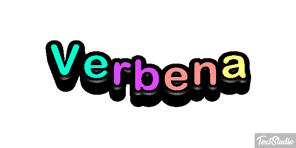 Verbena Текстовый эффект