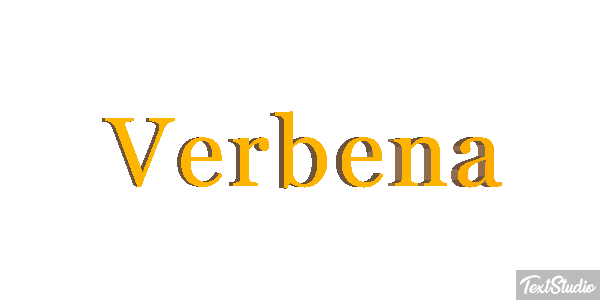 Verbena Текстовый эффект