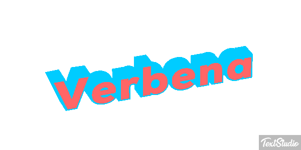 Verbena Текстовый эффект