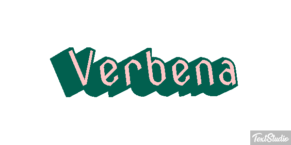 Verbena Текстовый эффект