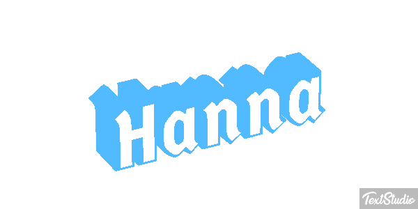 Hanna Texteffekt