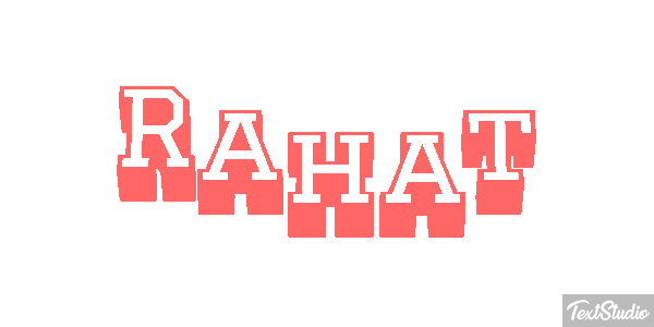 Rahat Effet de texte