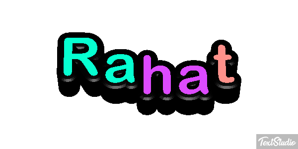 Rahat Effet de texte
