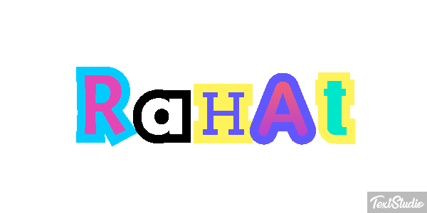 Rahat Effet de texte