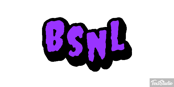 Bsnl Text effect