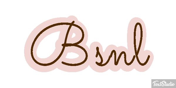 Bsnl Text effect