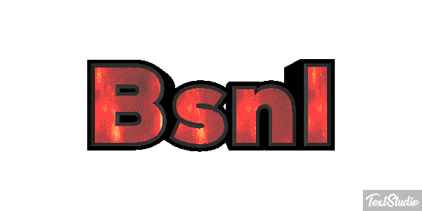 Bsnl Text effect