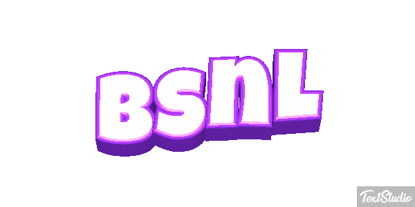 Bsnl Text effect