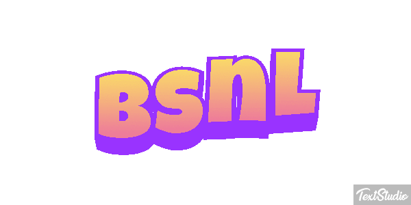 Bsnl Text effect