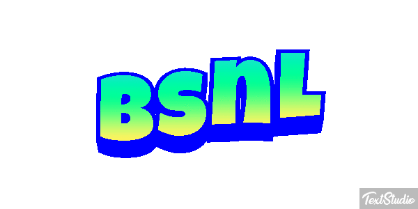 Bsnl Text effect