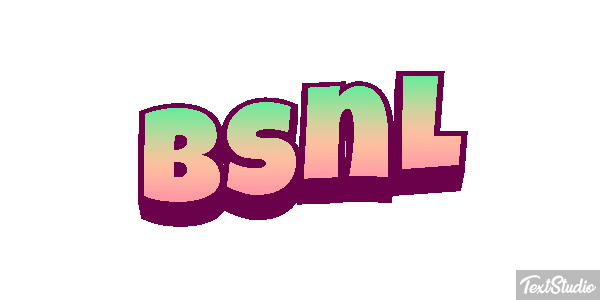 Bsnl Text effect