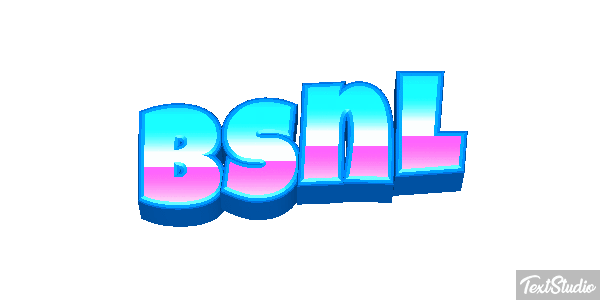 Bsnl Text effect