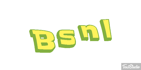 Bsnl Text effect