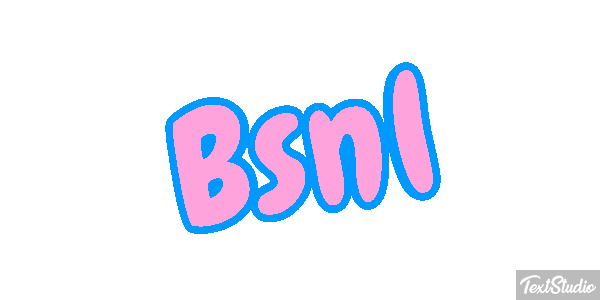 Bsnl Text effect