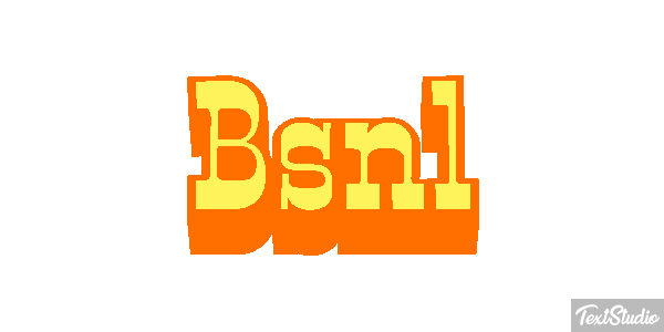 Bsnl Text effect