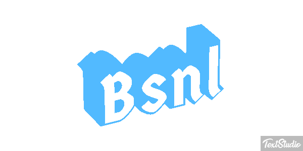 Bsnl Text effect