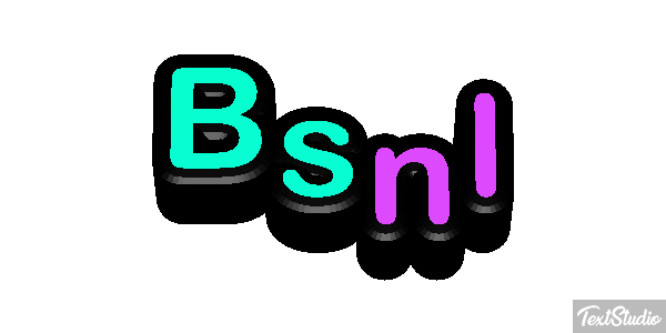 Bsnl Text effect