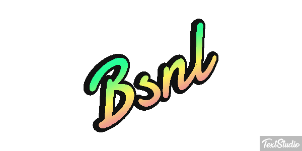 Bsnl Text effect