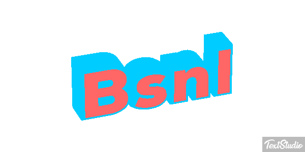 Bsnl Text effect
