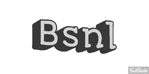 Bsnl Text effect