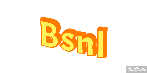 Bsnl Text effect
