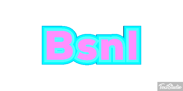 Bsnl Text effect
