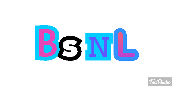 Bsnl Text effect