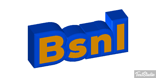 Bsnl Text effect