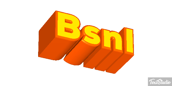 Bsnl Text effect