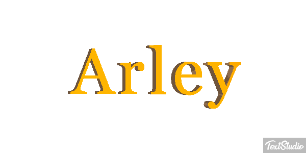 Arley Text effect