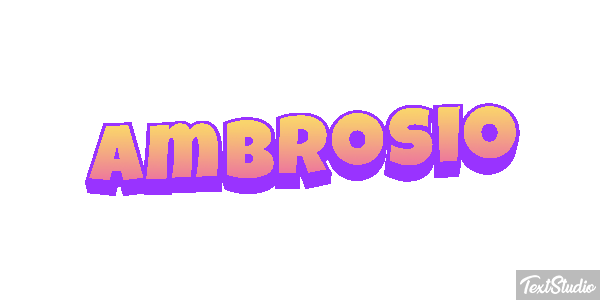 Ambrosio Efecto de texto