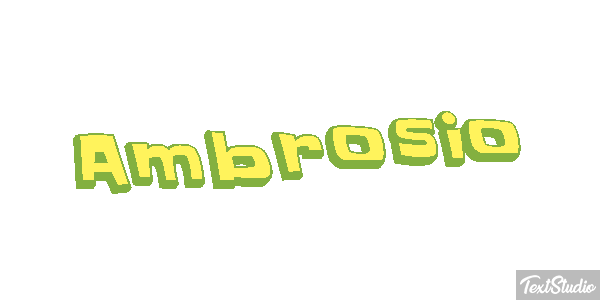 Ambrosio Efecto de texto