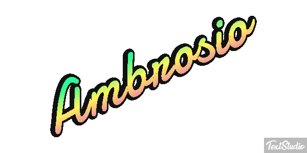 Ambrosio Efecto de texto