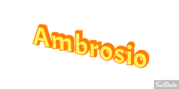 Ambrosio Efecto de texto