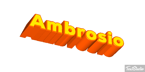 Ambrosio Efecto de texto