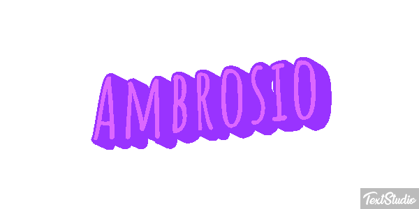 Ambrosio Efecto de texto