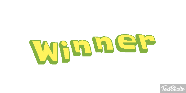 Winner Text effect