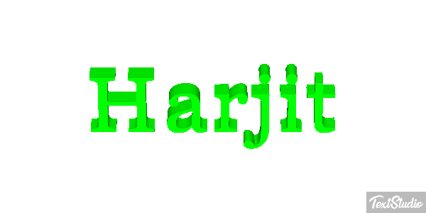Harjit Effetto testo