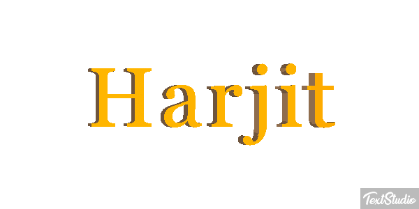 Harjit Effetto testo