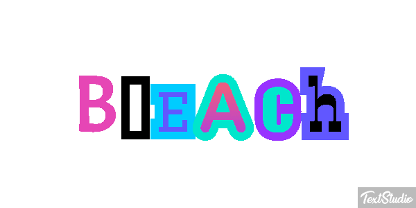 Bleach Effet de texte