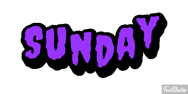 Sunday テキスト効果