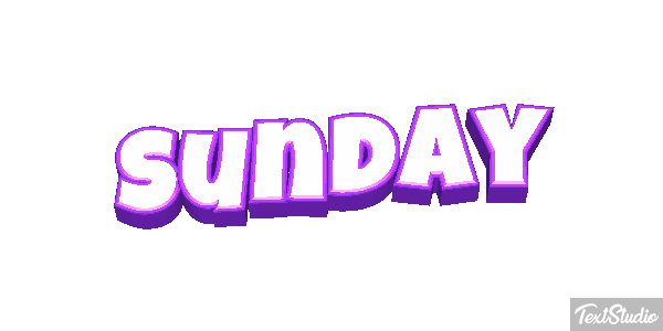 Sunday テキスト効果