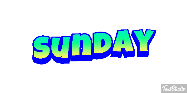 Sunday テキスト効果