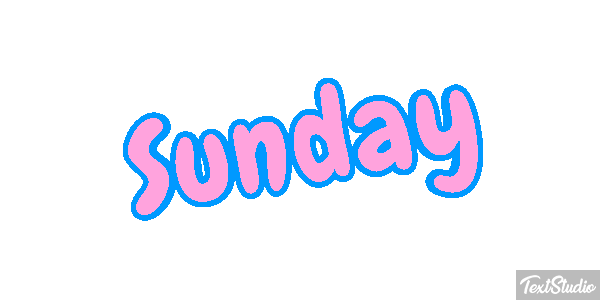 Sunday テキスト効果