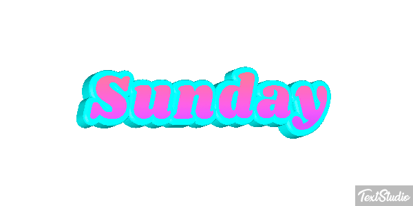 Sunday テキスト効果